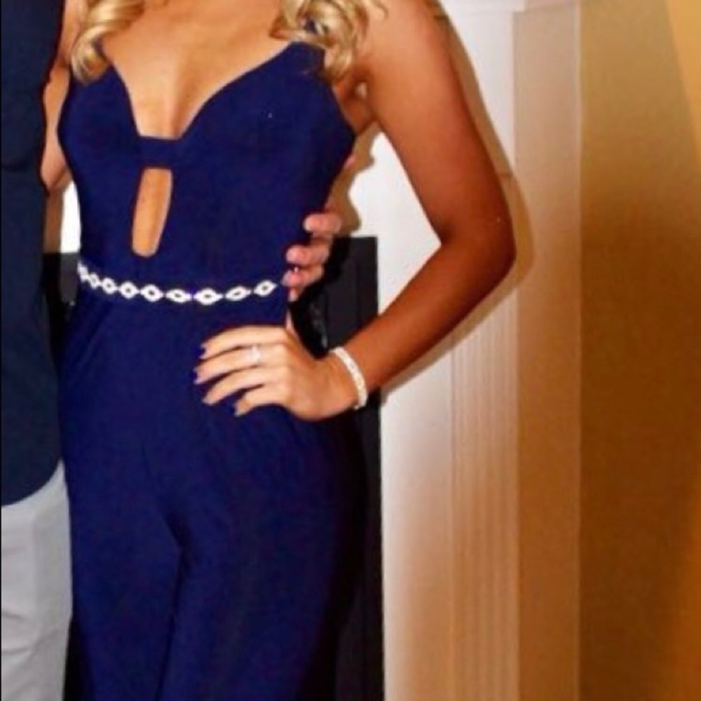 Navy blue jumpsuit!